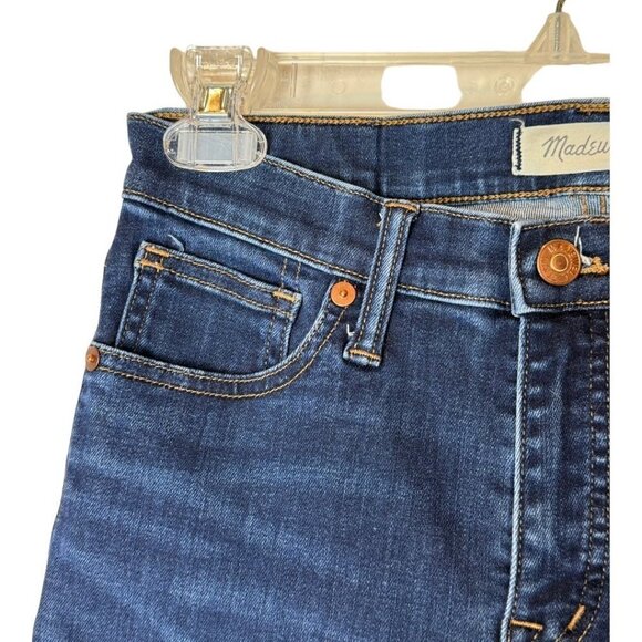 Madewell Jeans Womens Size 26‎ Blue Medium Wash Denim 9 Inch High Rise Skinny - Picture 6 of 10